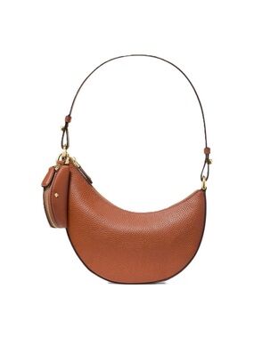 New Kate Spade Duo Pebbled Leather Mini Crescent Shoulder Bag with Mini Pouch